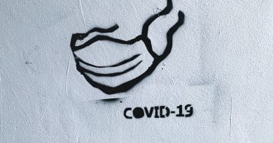 Graffiti Covid-19 Maske